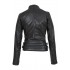 Dames leren jas zwart 4060